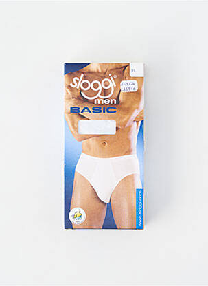 Slip stretch blanc SLOGGI homme