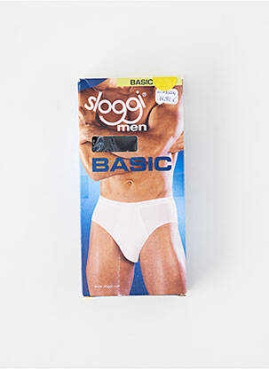 Slip stretch noir SLOGGI homme