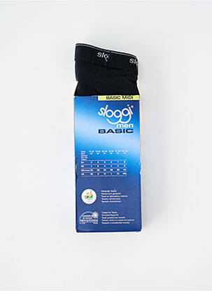 Slip stretch noir SLOGGI homme