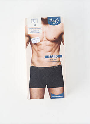 Boxer elastique à la taille noir SLOGGI homme