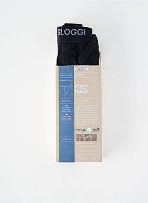 Boxer elastique à la taille noir SLOGGI homme