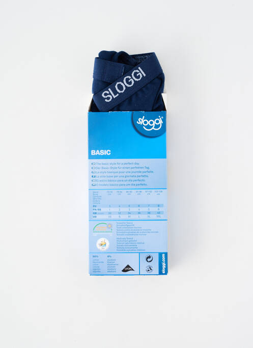 Slip bleu fonce SLOGGI homme