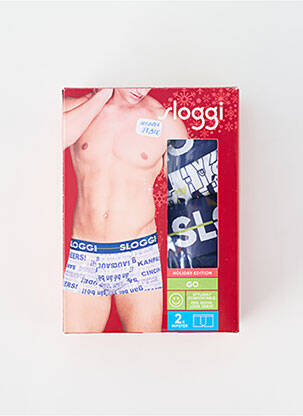 Boxer imprimé fantaisie bleu SLOGGI homme