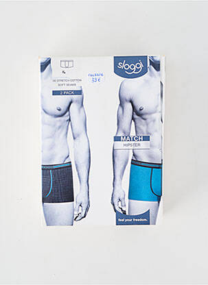 Boxer stretch bleu SLOGGI homme