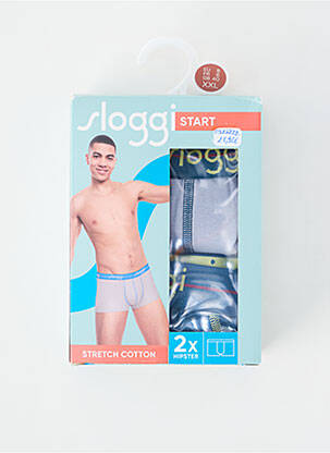Boxer bleu SLOGGI homme