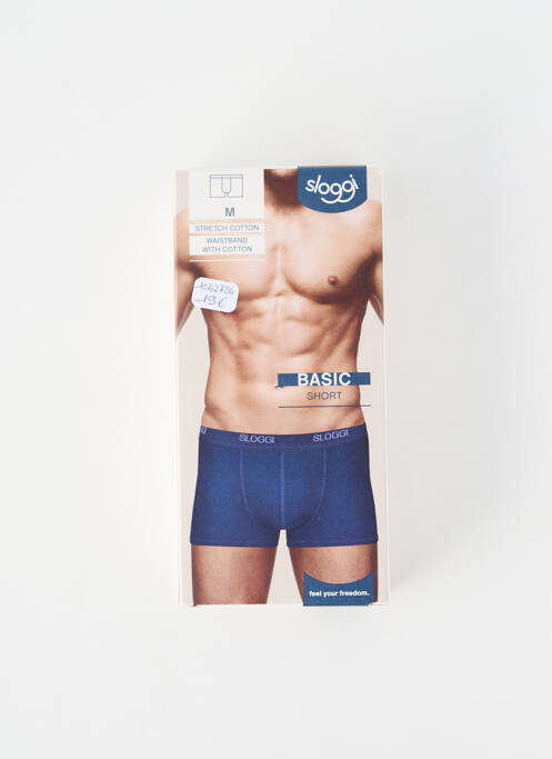Boxer bleu SLOGGI homme