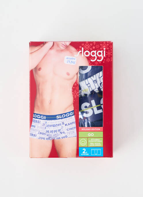 Boxer bleu SLOGGI homme