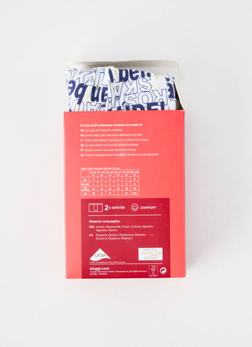 Boxer bleu SLOGGI homme