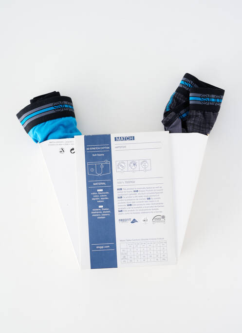 Boxer bleu SLOGGI homme