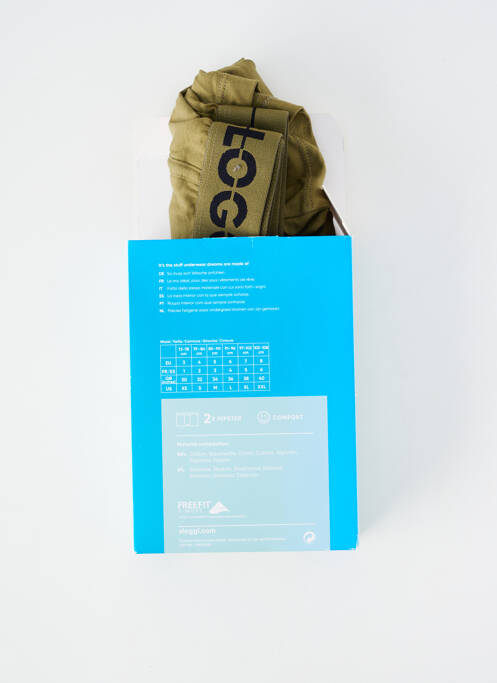 Boxer vert SLOGGI homme