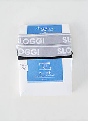 Boxer stretch noir SLOGGI homme