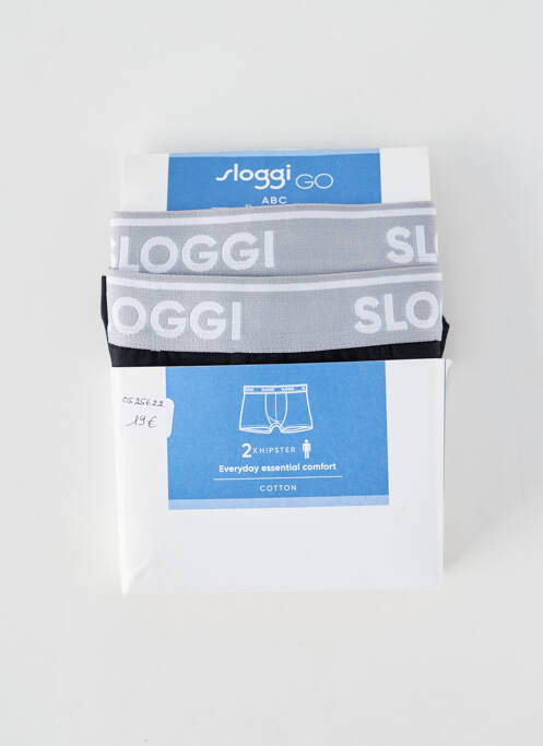Boxer stretch noir SLOGGI homme