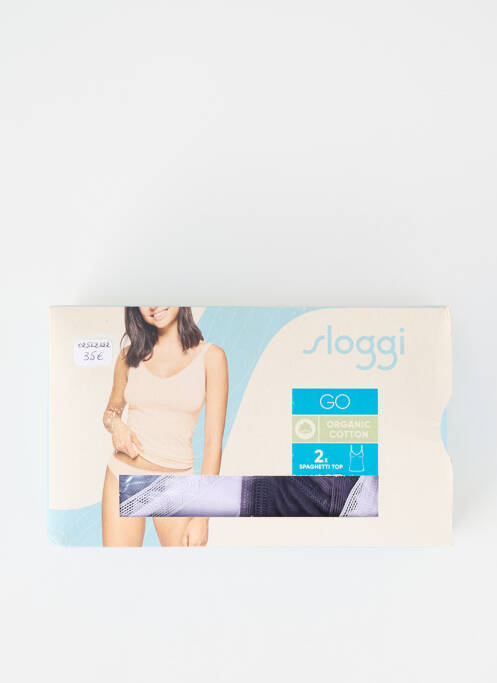 Top/caraco stretch violet SLOGGI femme