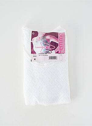 Top/caraco stretch blanc JET femme