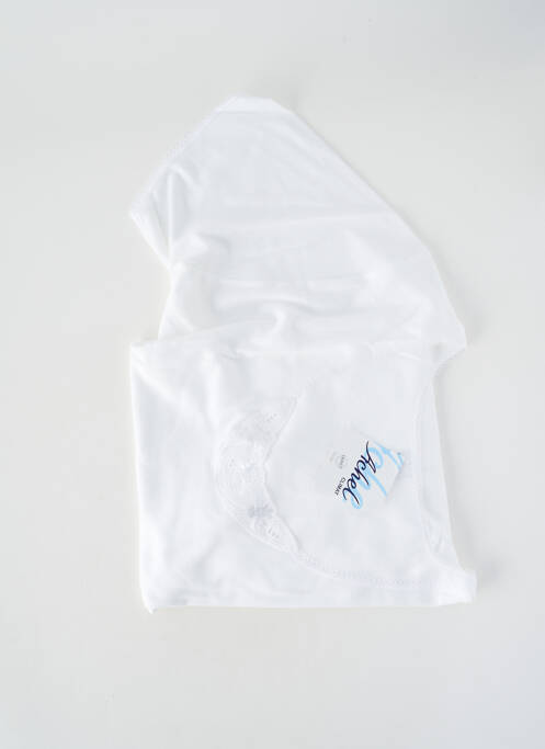 Top/caraco stretch blanc ACHEL femme