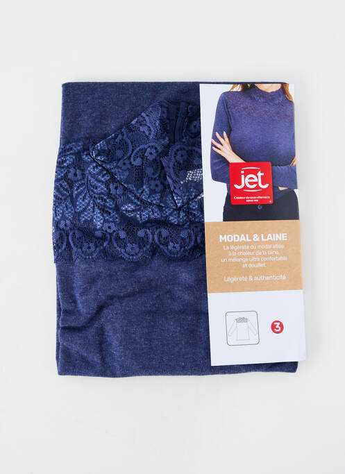 Top/caraco stretch bleu JET femme