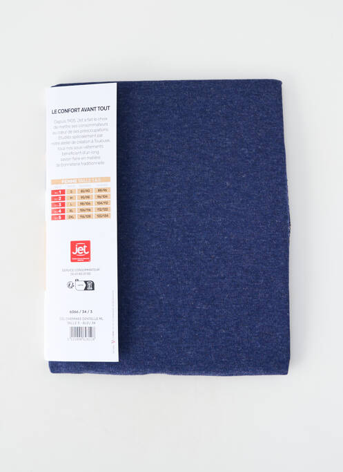 Top/caraco stretch bleu JET femme