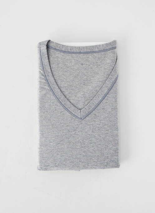 T-shirt stretch manches courtes gris SET homme