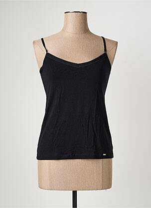 Top/caraco tissage jersey noir AVET femme