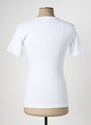 T-shirt stretch manches courtes blanc JET homme