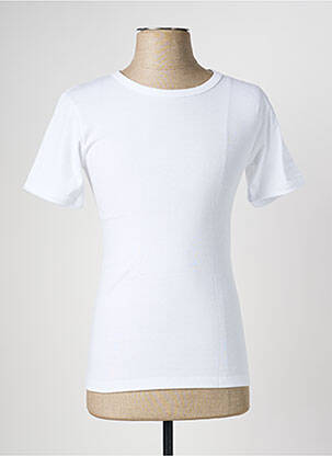 T-shirt stretch manches courtes blanc JET homme
