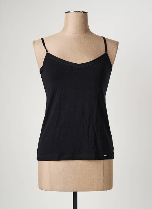 Top/caraco tissage jersey noir AVET femme