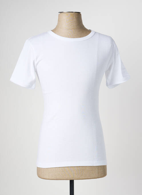 T-shirt stretch manches courtes blanc JET homme