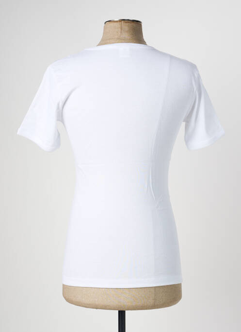 T-shirt stretch manches courtes blanc JET homme