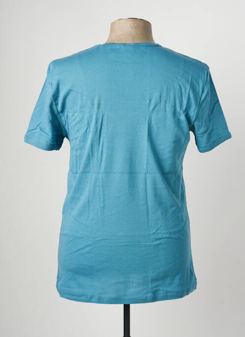 T-shirt stretch manches courtes bleu JET homme