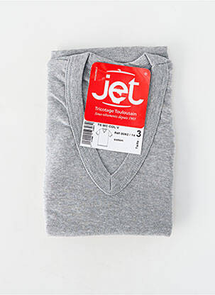 T-shirt stretch manches courtes gris JET homme