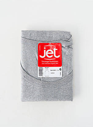 Débardeur coupe droite sans manche gris JET homme