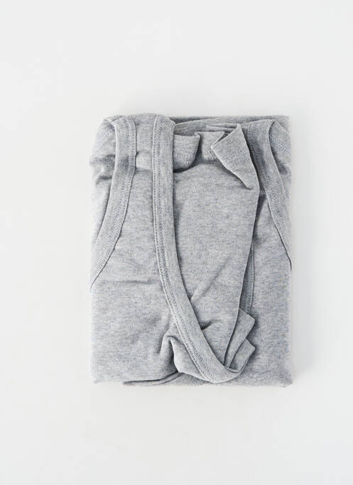 Débardeur coupe droite sans manche gris JET homme