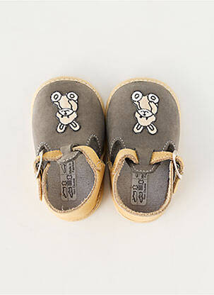 Chaussons/Pantoufles gris CHAUSS'COEUR garçon