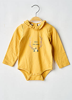 Body lingerie stretch jaune MARESE fille