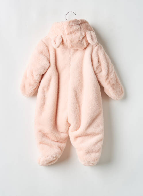 Combi-pantalon col rond manches longues rose P'TIT BISOU fille