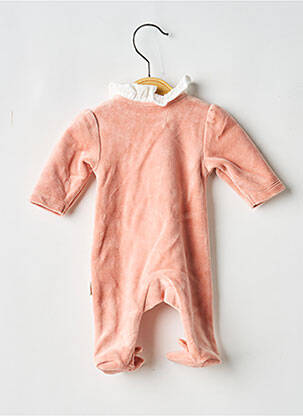 Pyjama fermeture pressionnée rose P'TIT BISOU fille