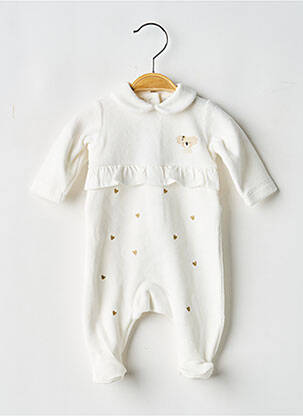 Pyjama fermeture pressionnée beige MARESE fille