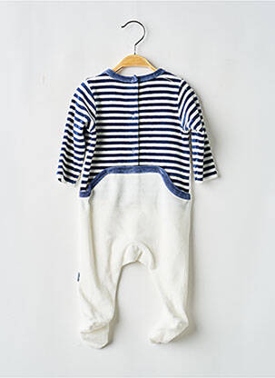 Pyjama fermeture pressionnée bleu P'TIT BISOU garcon