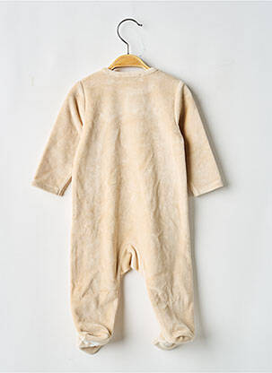 Pyjama fermeture pressionnée beige MARESE garcon