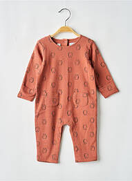 Combi-pantalon coupe cintrée manches longues marron MARESE garcon