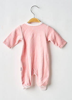 Pyjama fermeture pressionnée rose P'TIT BISOU fille