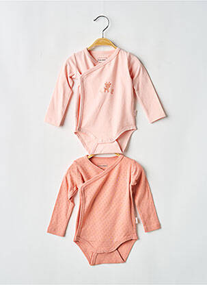 Body lingerie stretch rose P'TIT BISOU fille