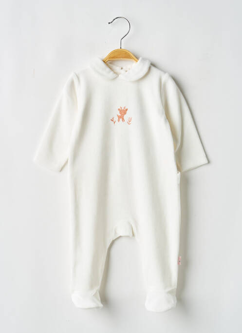 Pyjama blanc P'TIT BISOU fille