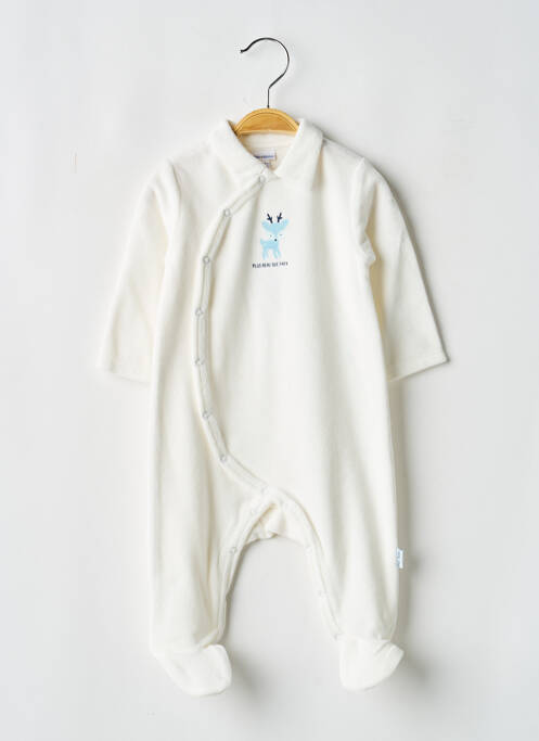 Pyjama blanc P'TIT BISOU garçon