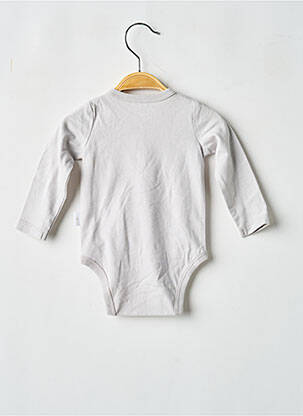 Body lingerie sérigraphie gris P'TIT BISOU garçon