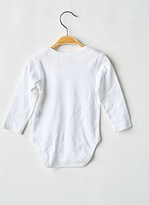 Body lingerie sérigraphie blanc P'TIT BISOU fille