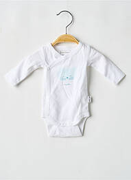 Body lingerie sérigraphie blanc P'TIT BISOU garcon