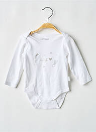 Body lingerie imprimé fantaisie blanc P'TIT BISOU fille