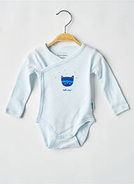 Body lingerie sérigraphie bleu P'TIT BISOU garcon