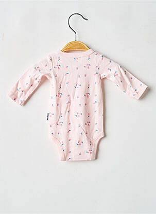 Body lingerie imprimé fantaisie rose P'TIT BISOU fille